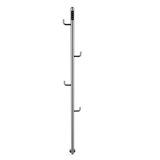 AQM3150CR Полотенцесушитель электрический c поворотными крючками 178*1661, цвет: хром.