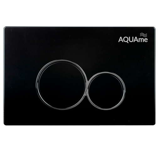 AQM4101B Панель смыва AQUAme, черный