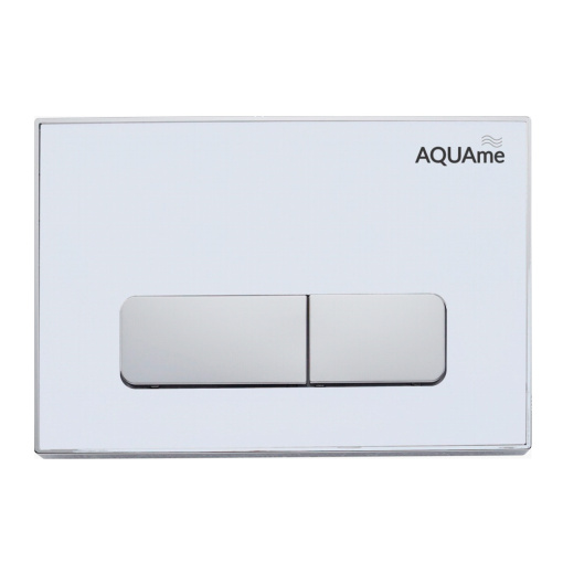AQM4104W Панель смыва акриловая AQUAme, белый
