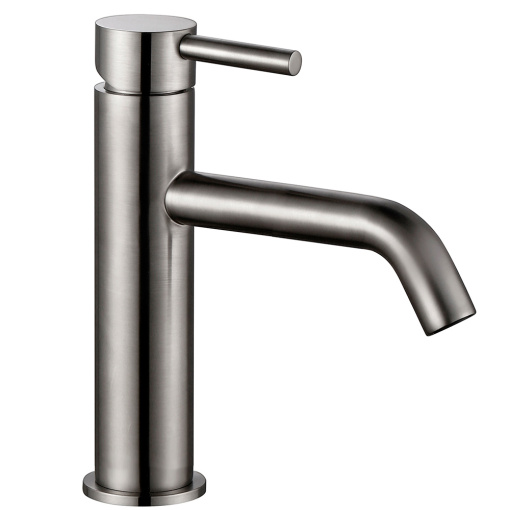 AQM 6210GM Siena Смеситель для раковины однорычажный 82мм, Gun metal