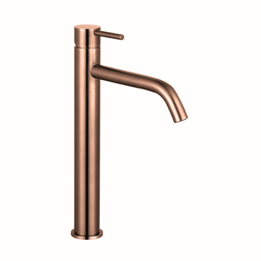 AQM 6214BC Siena Смеситель для раковины однорычажный 210мм, медь шлифовананя