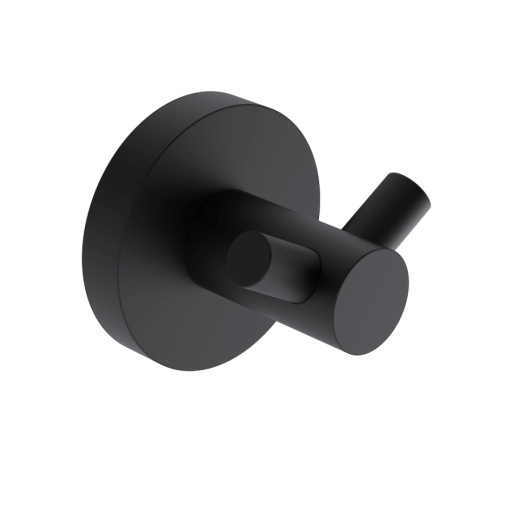 AQM7202MB  Trento  Крючок двойной латунный, черный матовый