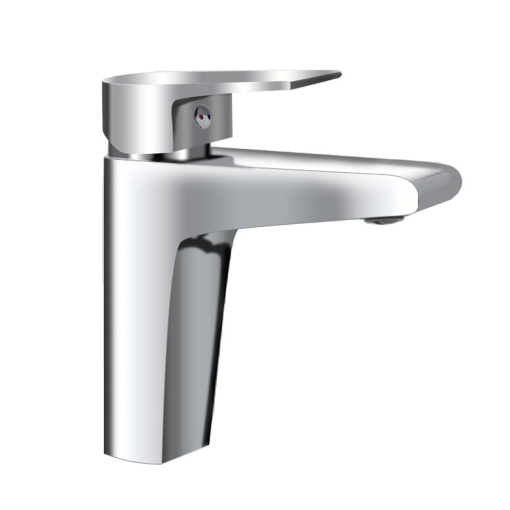 AQM P6121 AQUAme Prato Смеситель для раковины с донным клапаном, хром, однорычажный.