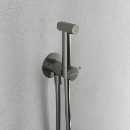 Гигиенический душ со смесителем Abelsberg Arcada ARF14076BN, титан