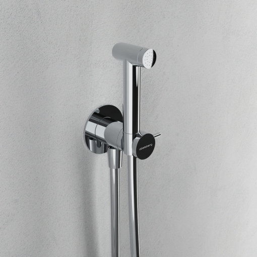 Гигиенический душ со смесителем Abelsberg Arcada ARF14076CH, глянцевый хром