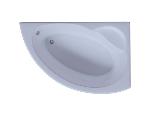 Акриловая ванна Aquatek Аякс 2 170x100 асимметричная, правая, с каркасом и экраном, без гидромассажа