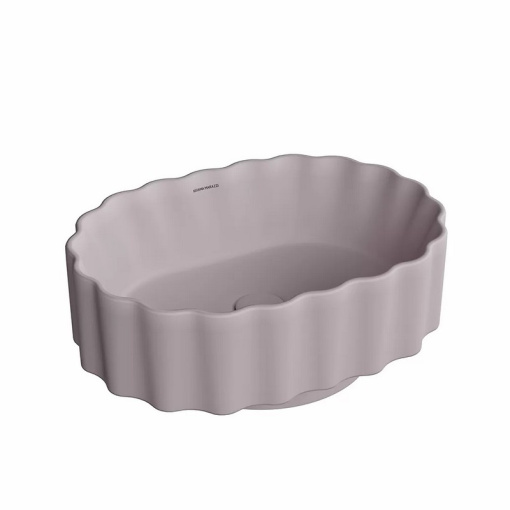 CC.wb.50/MAL Раковина ARTBASIN Conchiglia накладная 50, мальва матовая