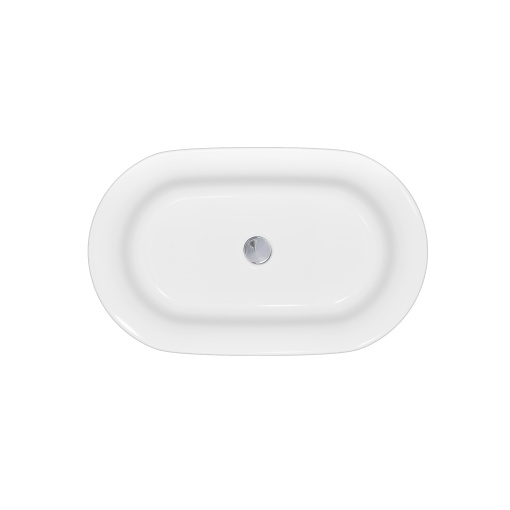 CN.wb.65/WHT.M Раковина CANALETTO 65x40 жемчужно-белая, матовая
