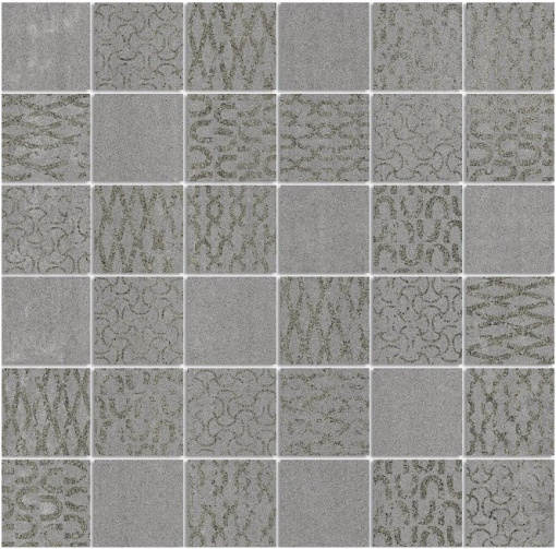 DD201020/MM Декор Про Дабл серый темный мозаичный  30x30x0,9
