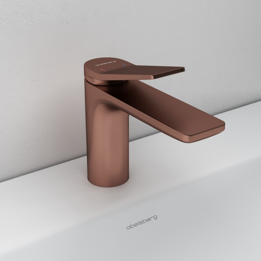 Смеситель для раковины Abelsberg Intensa EGF23520BC, песчаная медь