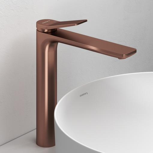 Смеситель для раковины Abelsberg Intensa EGF23521BC высокий, песчаная медь