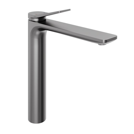 Смеситель для раковины Abelsberg Intensa EGF23521GM высокий, космическая сталь