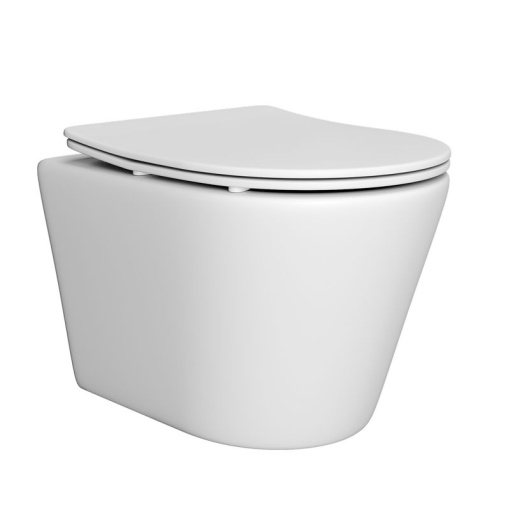 Подвесной унитаз Abelsberg Element TornadoFlush ELC70701WH, белый глянец