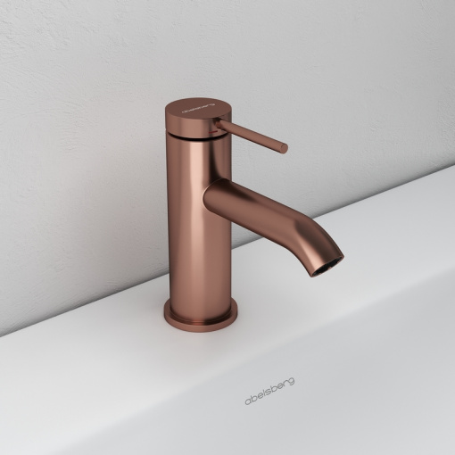 Смеситель для раковины Abelsberg Fluida ERF22001BC, песчаная медь