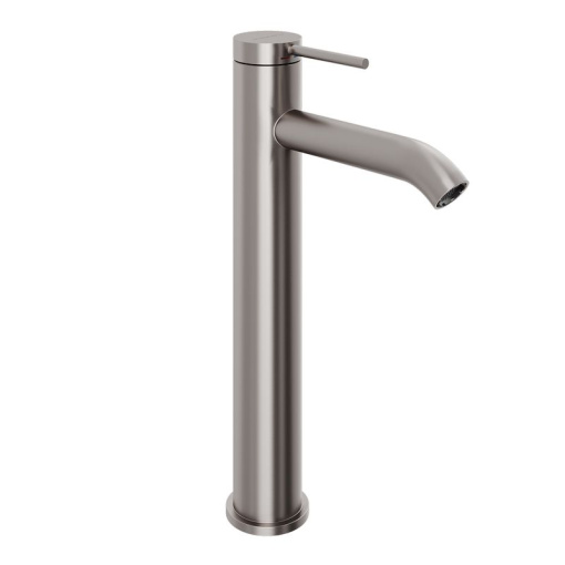 Смеситель для раковины Abelsberg Fluida ERF22003BN высокий, титан