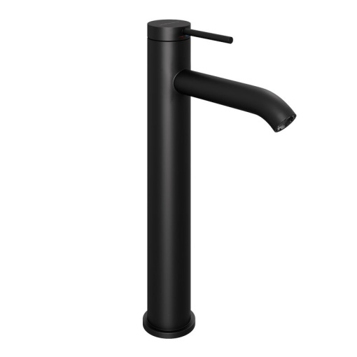 Смеситель для раковины Abelsberg Fluida ERF22003MB высокий, вулканический черный