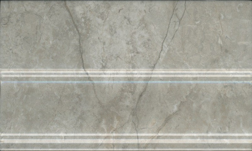 FMB033 Плинтус Кантата серый светлый глянцевый 25x15x1,5