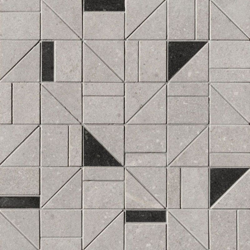 Мозаика Nux Grey Gres Outline Mosaico (fOSN)