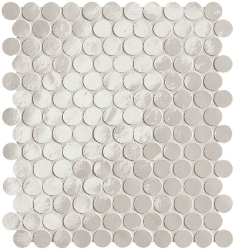 Мозаика Glim Ghiaccio Round Mosaico Brillante  (fROI)