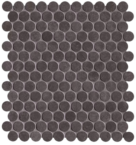 Мозаика Still Lavagna Round Mosaico Matt 29,5x32,5