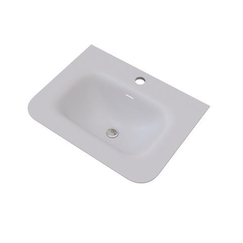 Раковина встраиваемая Knotlor ЦВЕТЕНИЕ FWB310600WY, матовый белый, 60 см