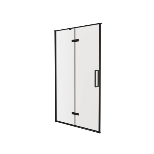 Душевая дверь в нишу Knotlor HDIP120CG0BL 120х200, черный