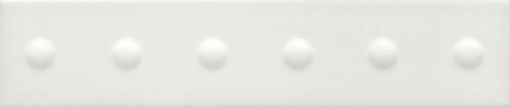 KM26389 Медина 1 белый матовый структура 6x28,5x1 керамическая плитка