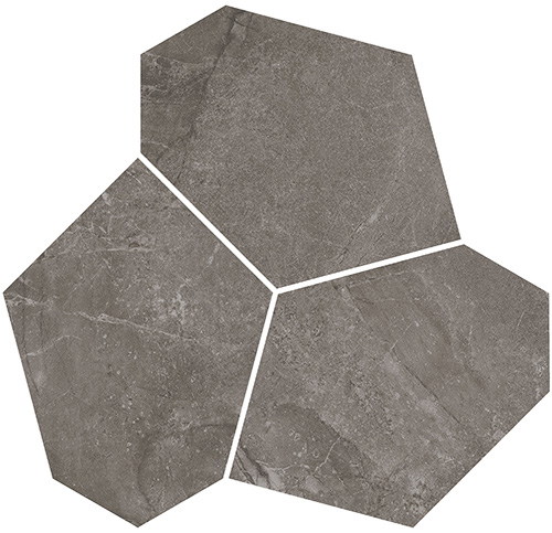 KMD2HID026GR Марсель наборный серый матовый обрезной 26,5x25,5x0,9 декор