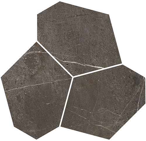 KMD2HID027GR Марсель наборный коричневый матовый обрезной 26,5x25,5x0,9 декор