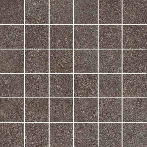 KMD2MSA020BR Руссильон мозаичный коричневый тёмный матовый обрезной 30x30x0,9 декор