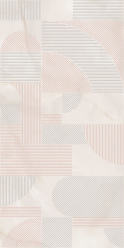 KMD3STA105BR Сен-Тропе розовый светлый глянцевый обрезной 60x119,5x0,9 декор