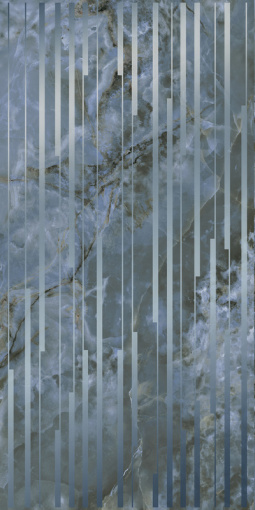 KMD3STA106BR Сен-Тропе синий глянцевый обрезной 60x119,5x0,9 декор