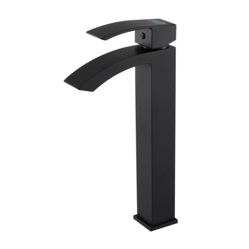 Смеситель высокий для раковины Gid Victoria L120-BM-D L120BMD черный матовый