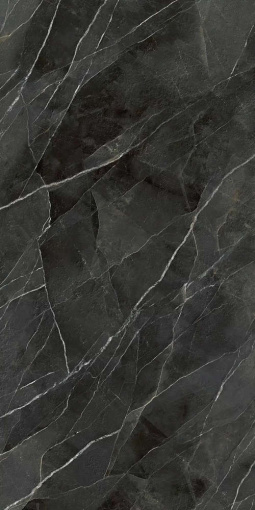 Керамогранит Laminam Diamond Calacatta Black Bocciardato Book Match Face B 162x324 5.6мм