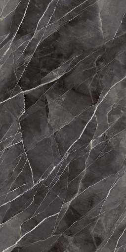 Керамогранит Laminam Diamond Calacatta Black Bocciardato Book Match B 324x162 20.5 мм