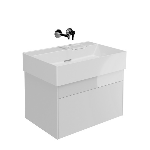 LOG.70.2/WHT Тумба LOGICA подвесная 2 ящика 70 см, белоснежный