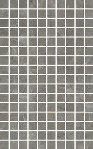 MM6434 Декор Кантата мозаичный серый глянцевый 25x40x0,8