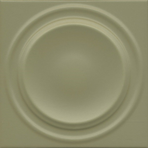 OBE005 Декор Аква Альта 2 зелёный матовый структура 20x20x0,95