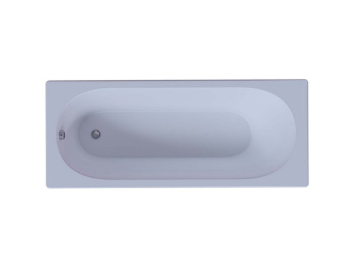 Оберон 150*70 пустая с фр. экр. (вклееный каркас, слив слева)