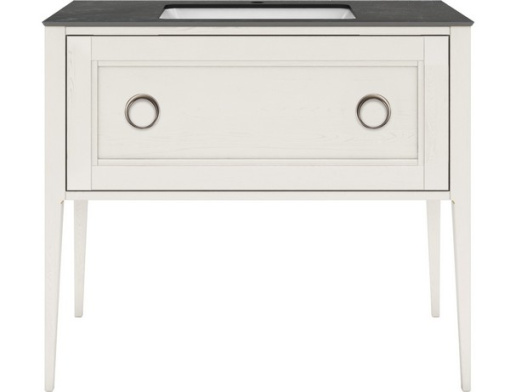 PL.CN.100.1/WHT.M Тумба PLAZA Classic NEO напольная 1 ящик 100, белая матовая