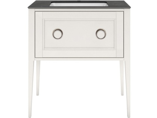 PL.CN.80.1/WHT.M Тумба PLAZA Classic NEO напольная с ящиком 80, белая матовая