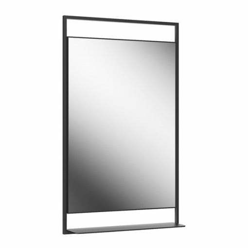 PL.N.mi.60/BLK Панель с зеркалом PLAZA Next 60x100 с подсветкой LED