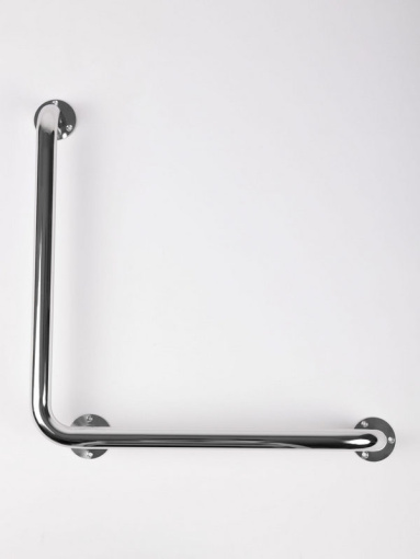 Поручень настенный Г-образный. 600*600 мм, R, POR-0000007