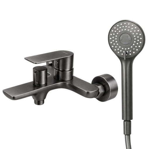 Смеситель для ванны Maretti Ритта-ГМ RIGM22RF505, оружейная сталь