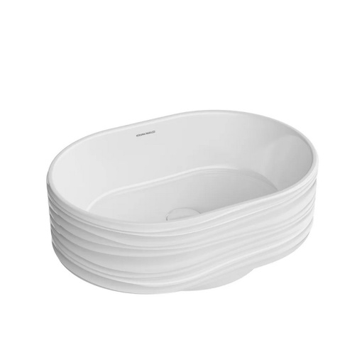 SA.wb.50/WHT Раковина ARTBASIN Sabbia 50 см, цв белый глянцевый