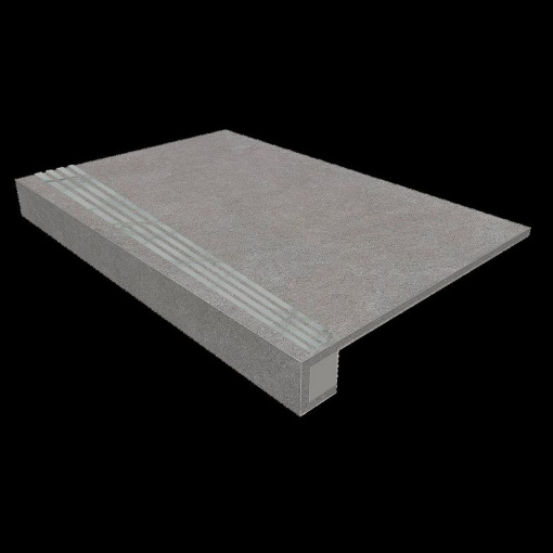 Комплект ступень TE02 Terra натуральная 33x120 серый