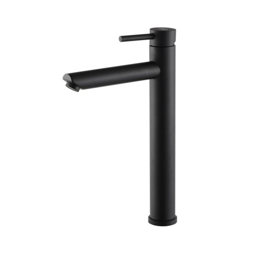 Смеситель высокий для раковины Gid Berlin SS080-BM-D SS080BMD черный матовый