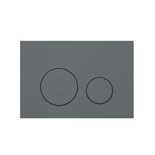 Клавиша смыва для скрытой инсталляции унитаза, АНИ Пласт, круглая, графит матовый, WP1377