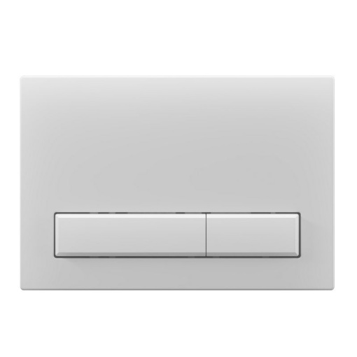 Клавиша смыва АНИ Пласт WP1400 для инсталляции белая матовая прямоугольная