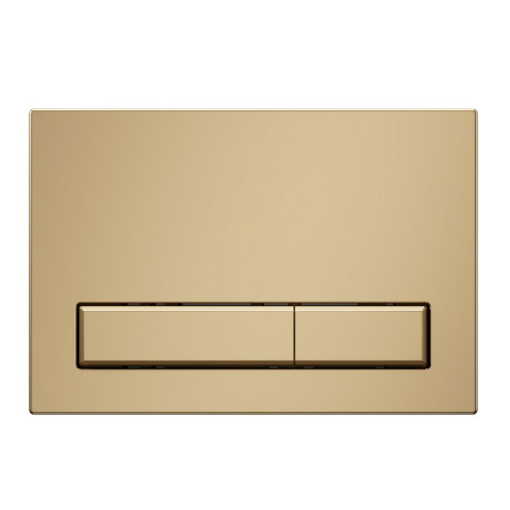 Клавиша АНИ Пласт для системы скрытой установки унитаза золото матовое,  клавиша золото матовое WP1455